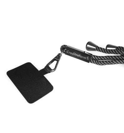Handykette schwarz ( 5 Stück )